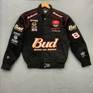 Dale Earnhardt Jr. #8 Budweiser Chase Authentics JH Design Jacket Adult Medium